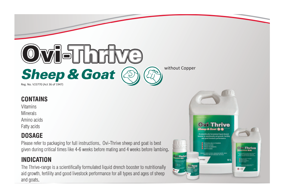 OVI-THRIVE SHEEP AND GOAT 2 L – U-Farm